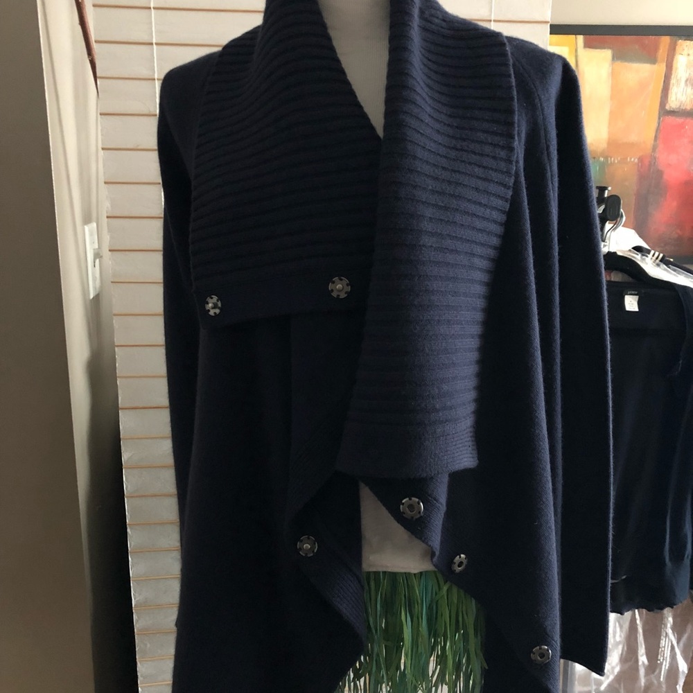 Juicy Couture Navy Cardigan Sweater Sz S